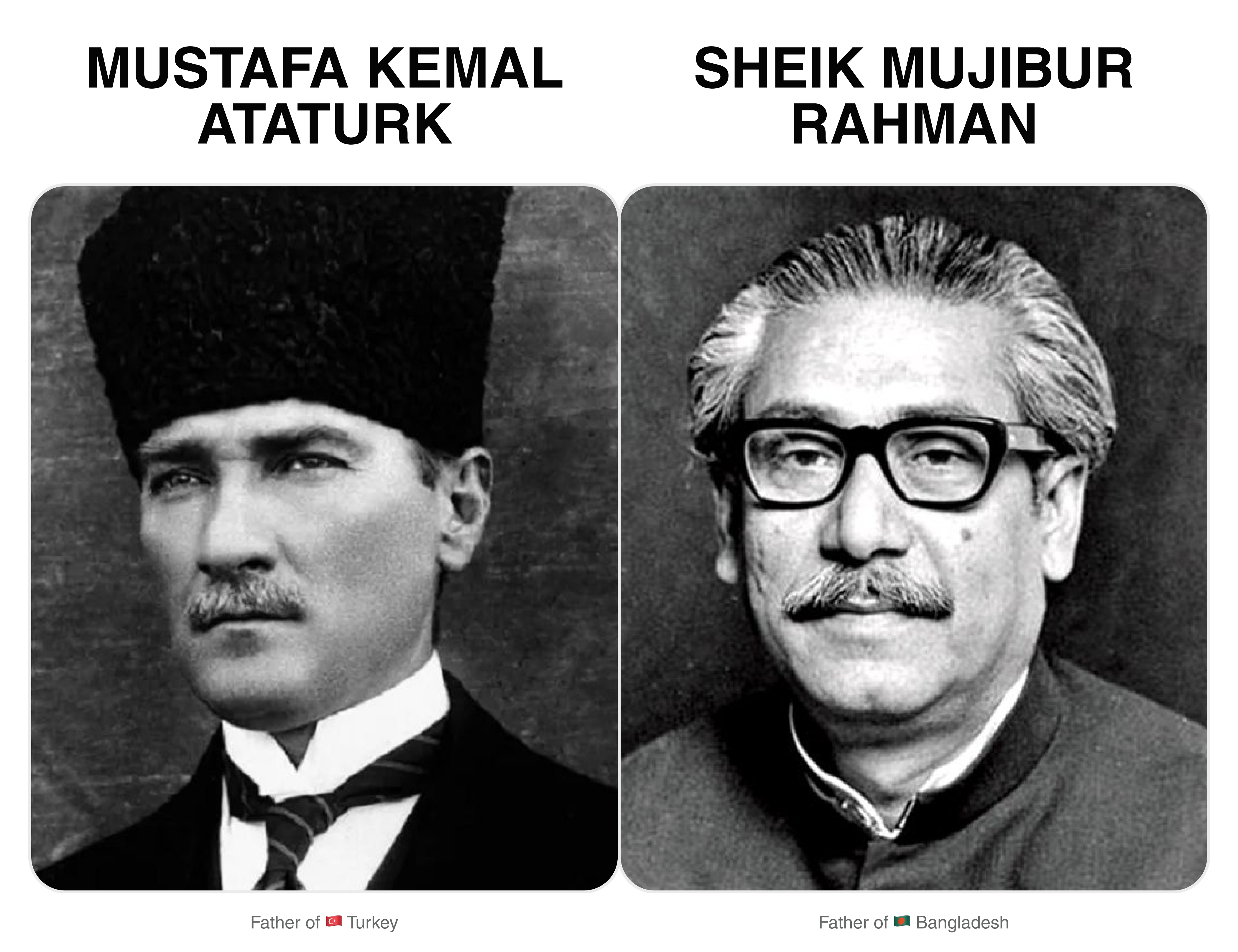 বঙ্গবন্ধু ও আতাতুর্ক