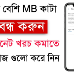 মোবাইল ডাটা (MB) কীভাবে কাজ করে এবং ফোনের অতিরিক্ত ডাটা খরচ কমানোর চূড়ান্ত গাইড